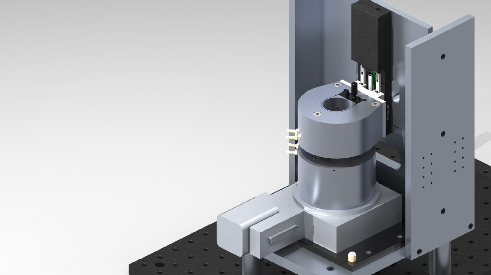 Scientific instrument CAD render